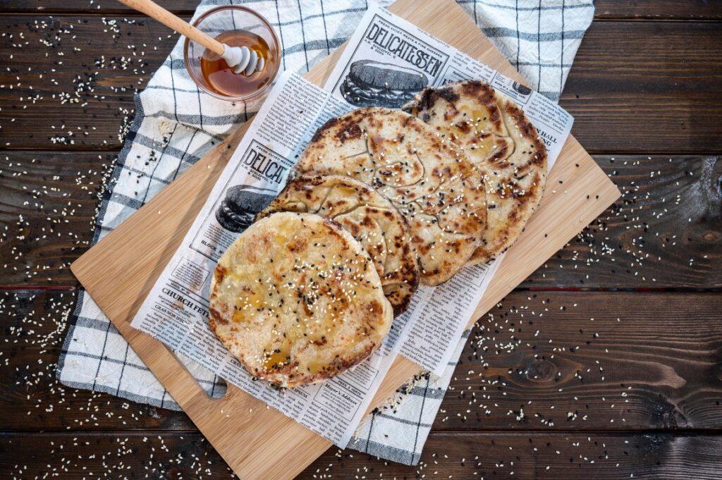 Τηγανόψωμο με Spread φέτας